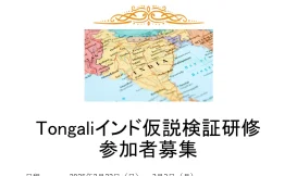 Tongaliインド仮説検証研修